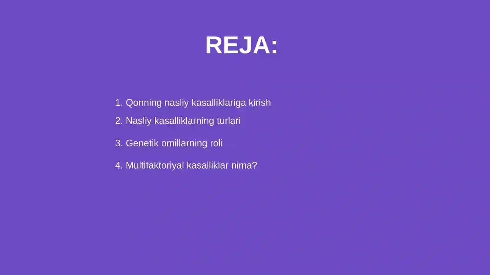 Qoning nasliy kasalliklari 2