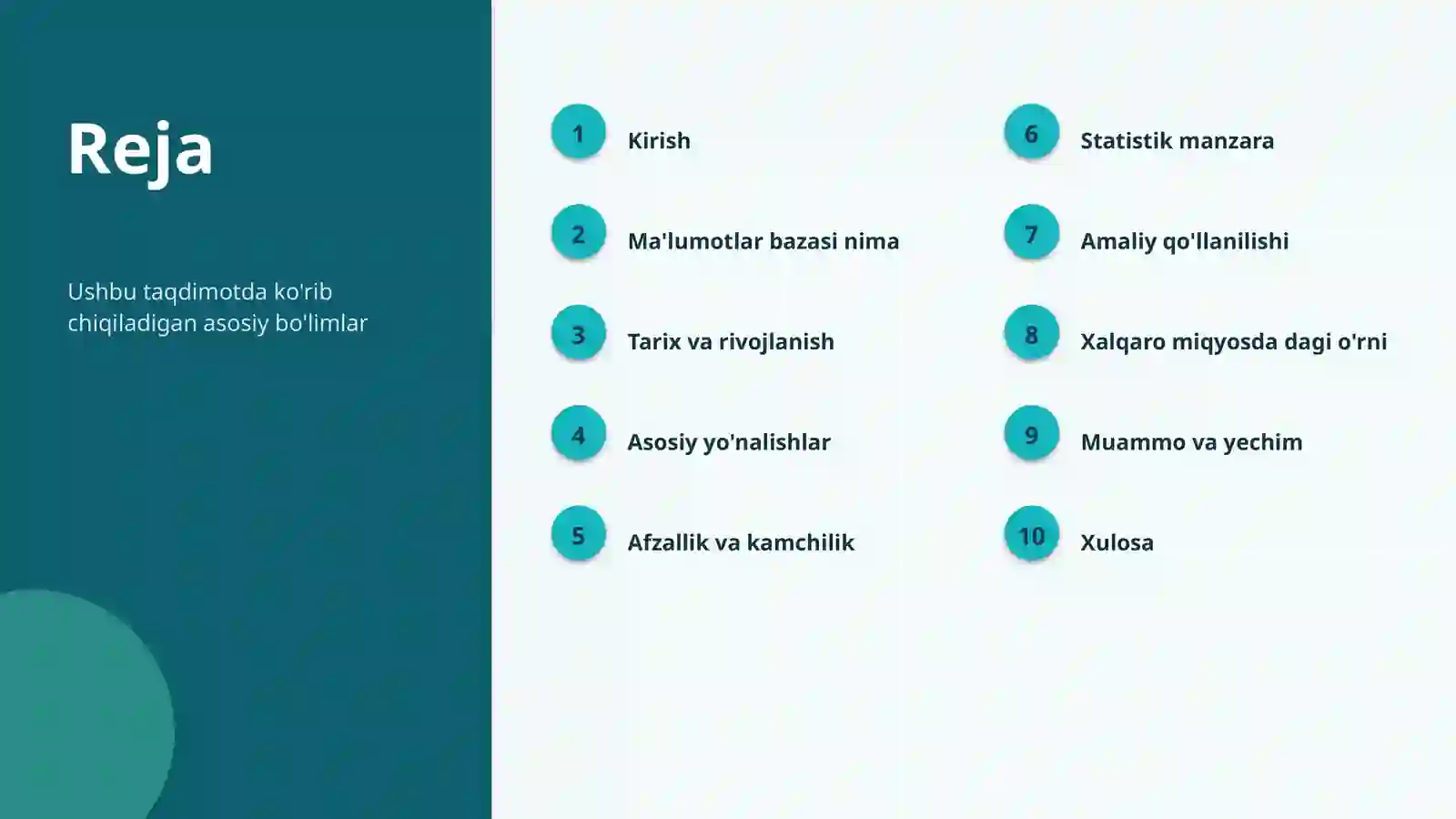Ma'lumotlar Bazasi 2