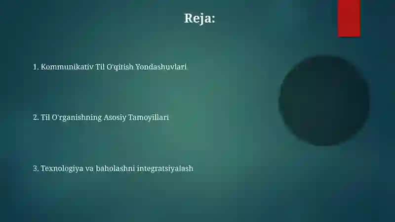Ona tili o’qitish metodikasiga faniga doir yondashuv va tamoyillar 2