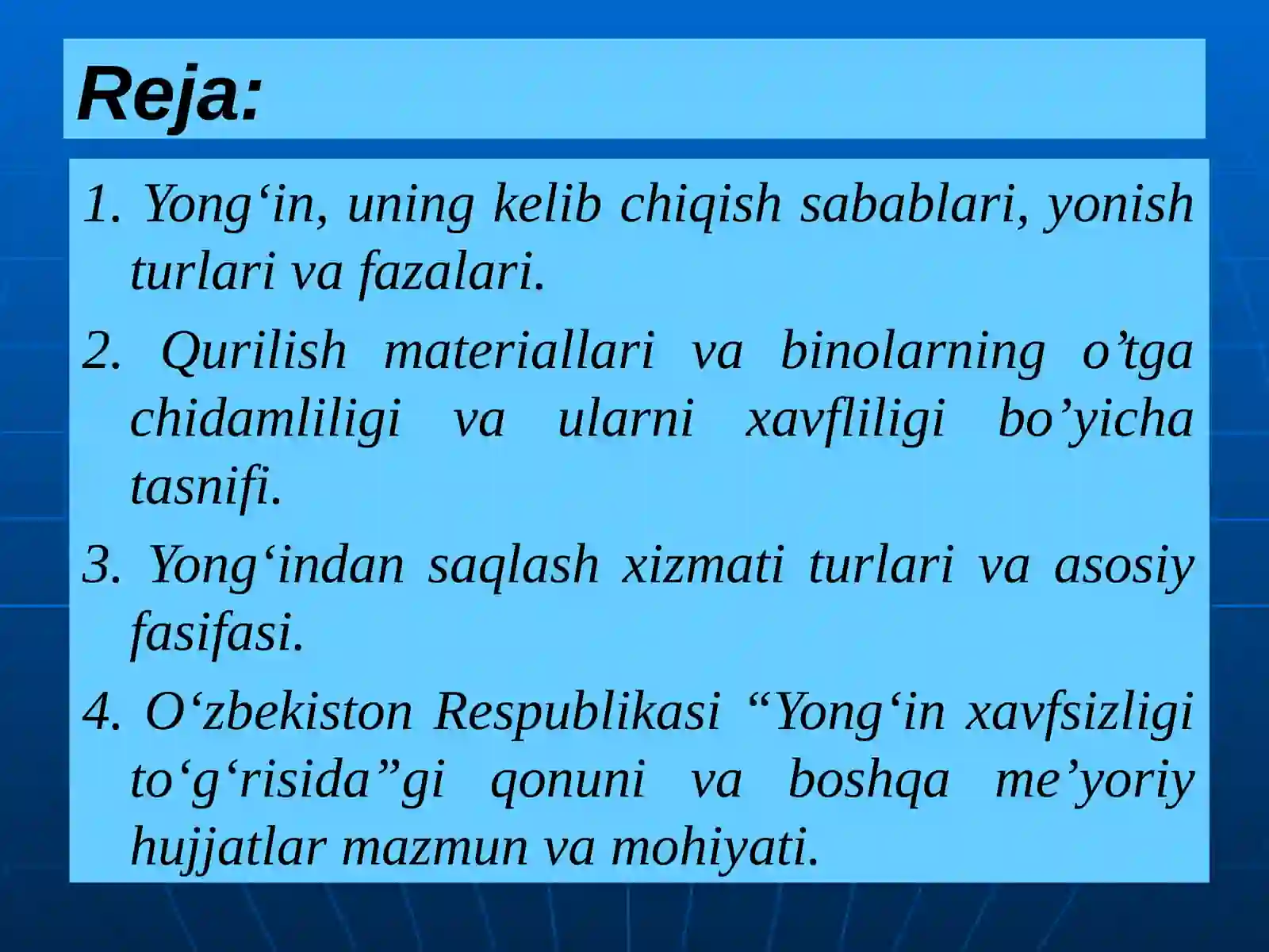 Yong‘in Xavfsizligi Asoslari 2