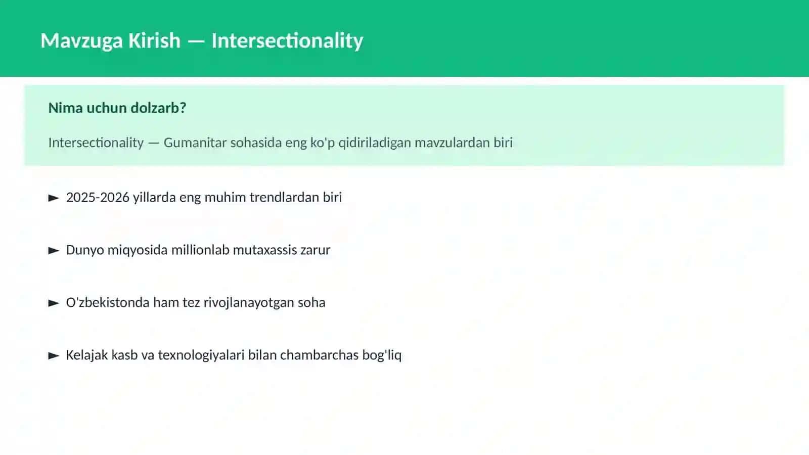 Intersectionality 2