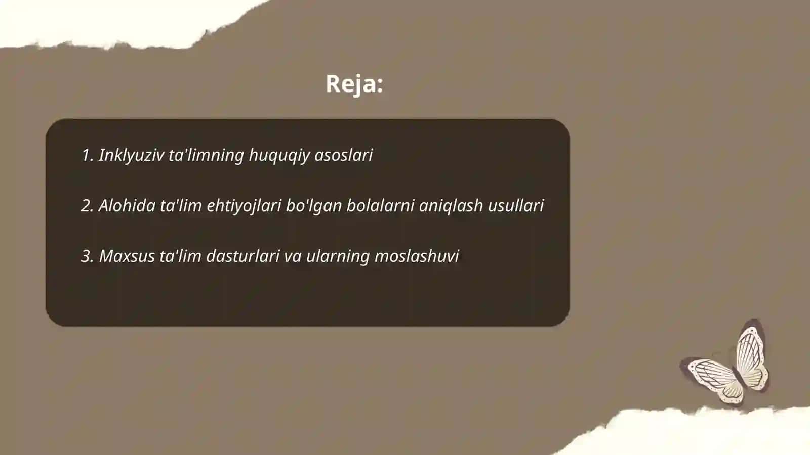 Inklyuziv ta'limning huquqiy asoslari 2