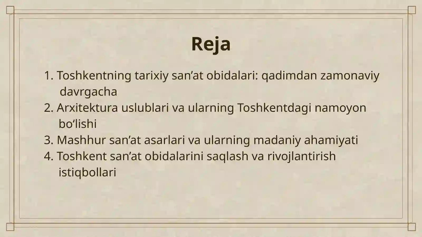 TOSHKENT SAN’AT OBIDALARI 2