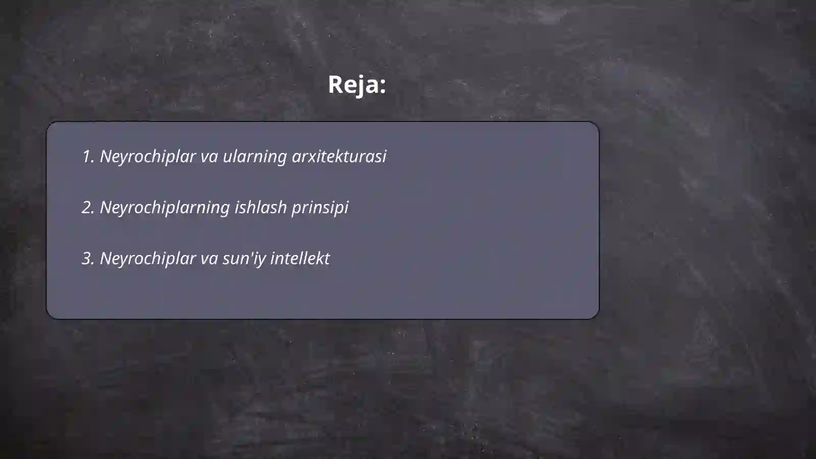 Neyrochiplar va ularning xususiyatlari 2