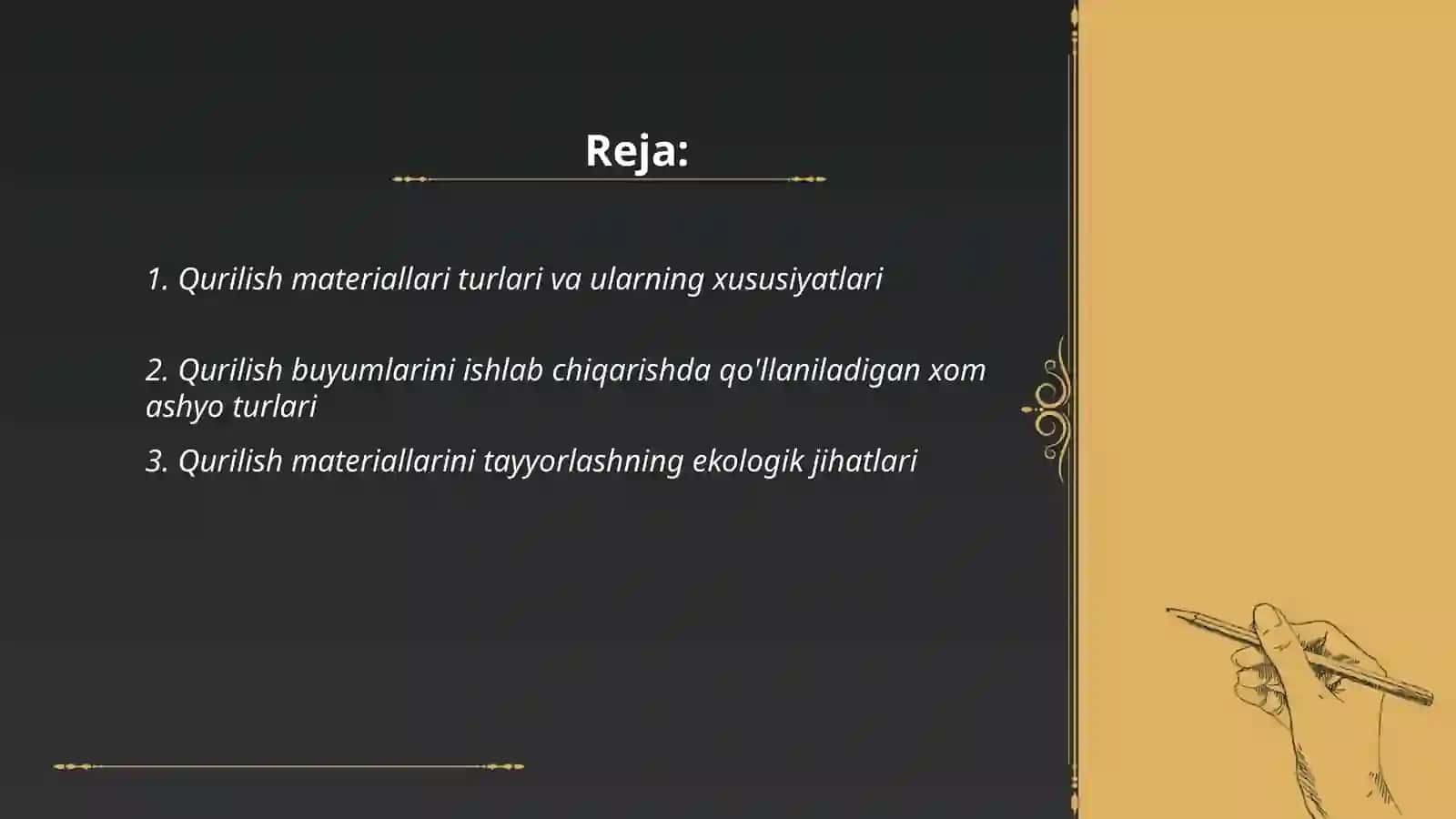 Qurilish materiallarini buyumlarini tayyorlashning asosiy prinsiplari asosiy nazariy yonalishlar tahlili 2
