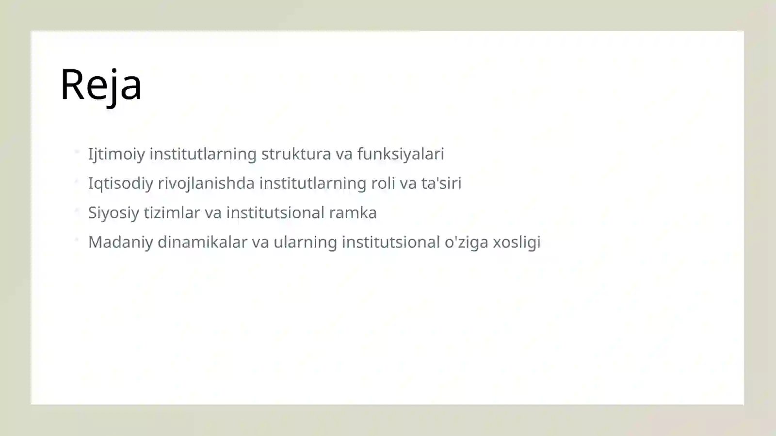 Institutsional matrisa 2
