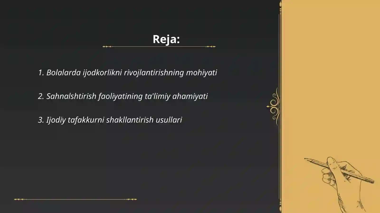 Bolalarda ijodkorlikni rivojlantirishning mohiyati 2