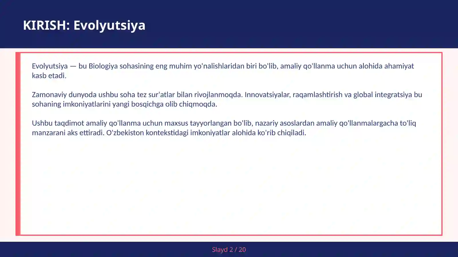 EVOLYUTSIYA 2