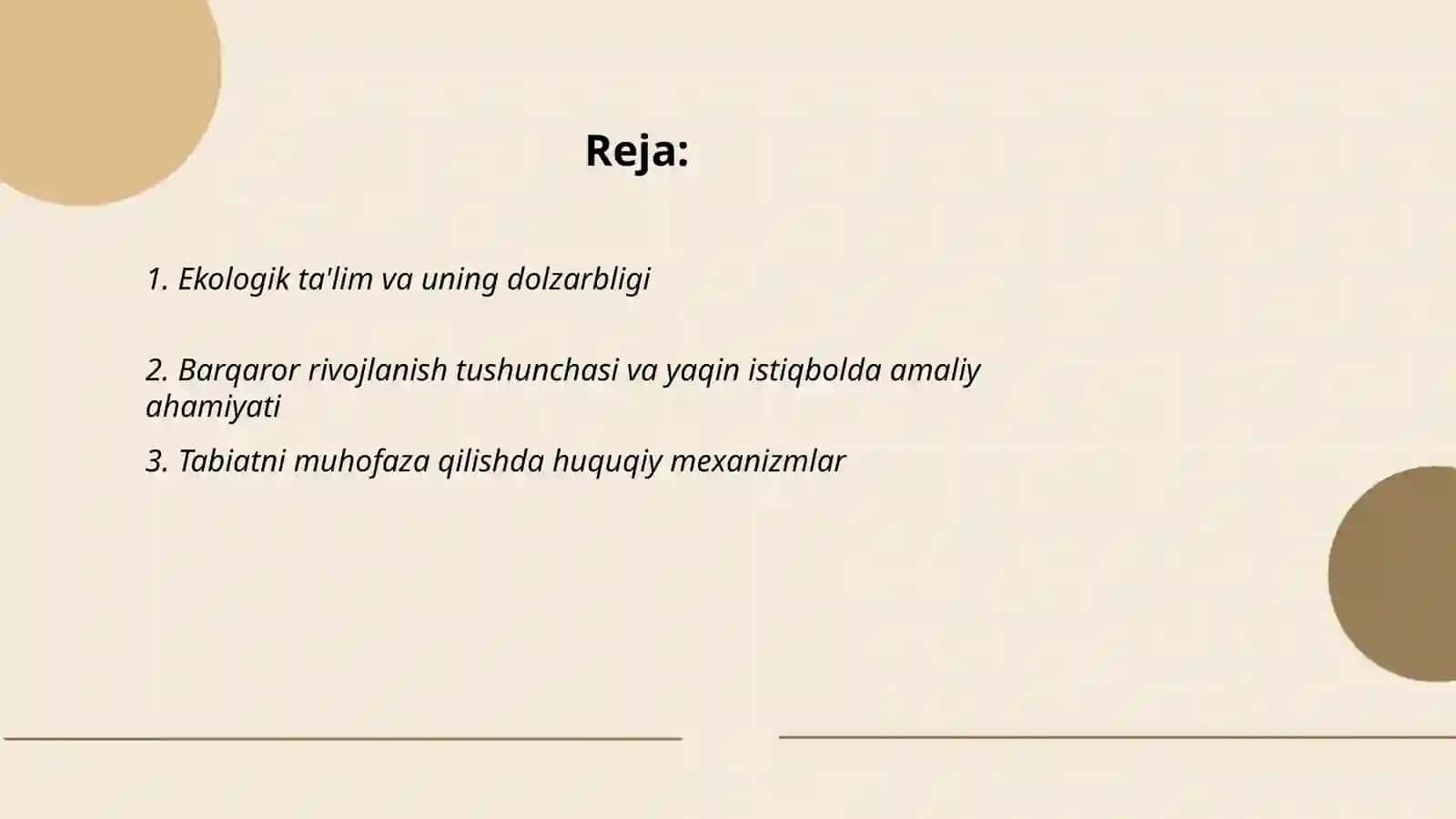 Ekologiya,tabiatni muhofaza qilish va iqtisodiyot 2