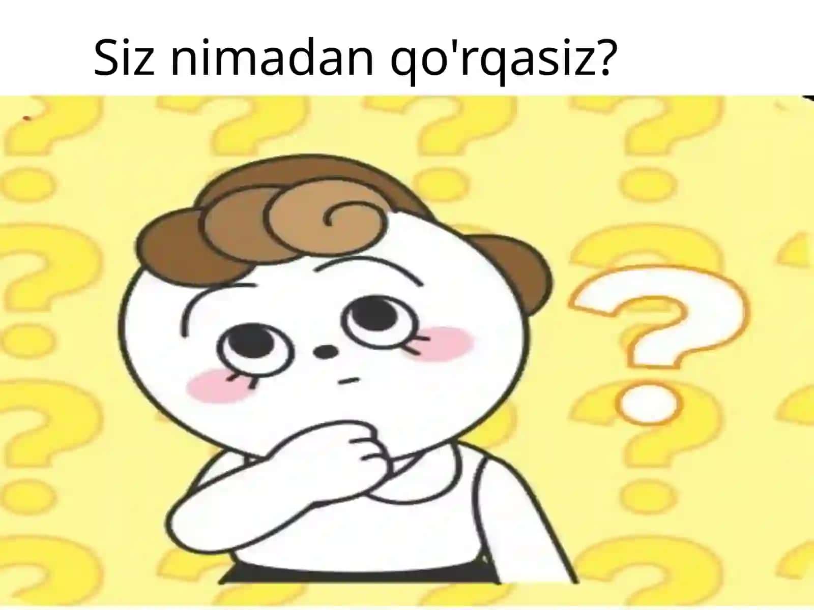 Psixologik qo'rquv turlari 2