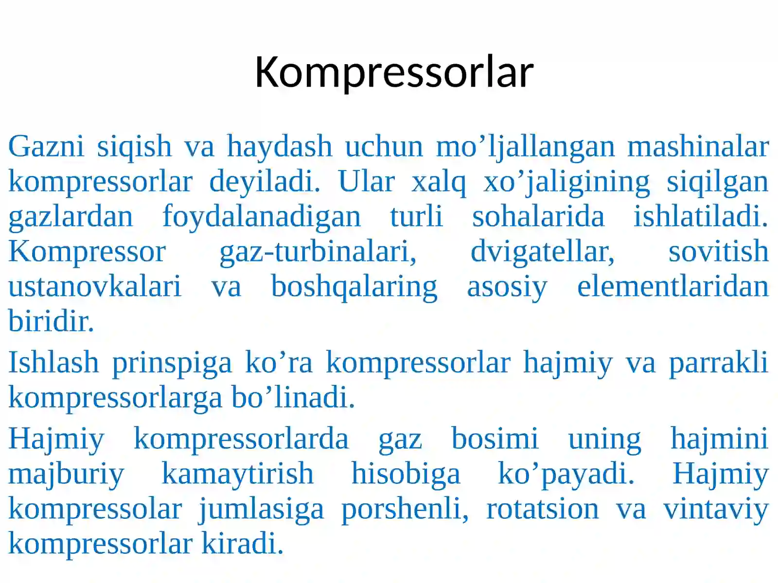 Kompressorlar 2