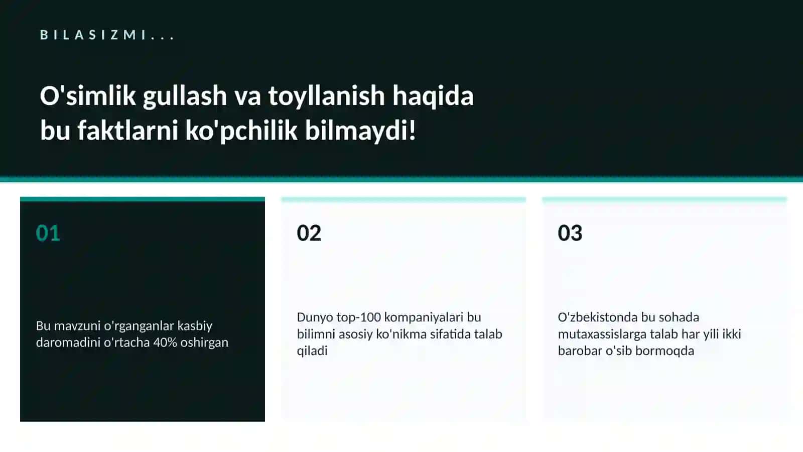 BIOLOGIYA — UY VAZIFALARI 2