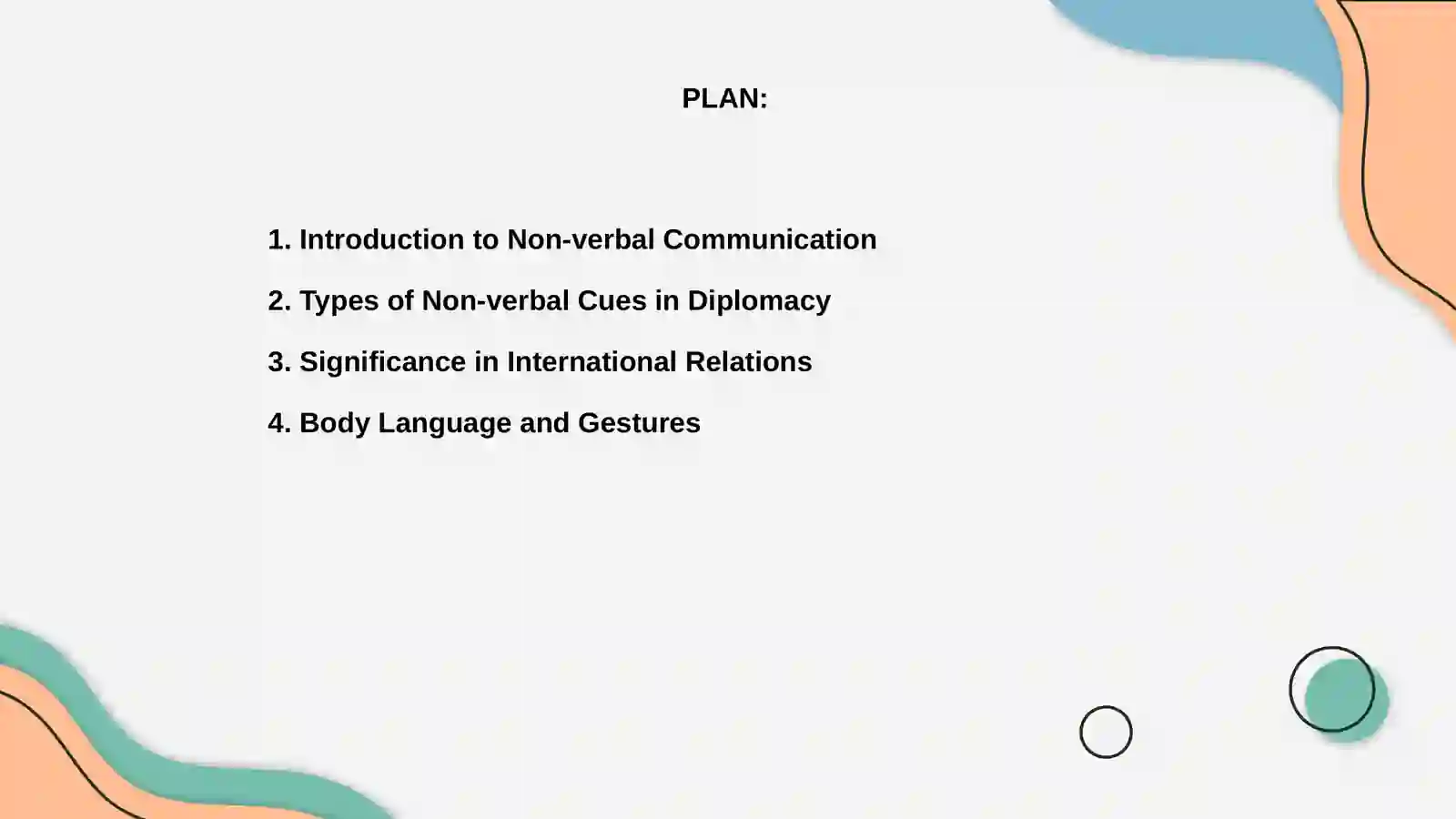 Non-verbal communication in international relations 2