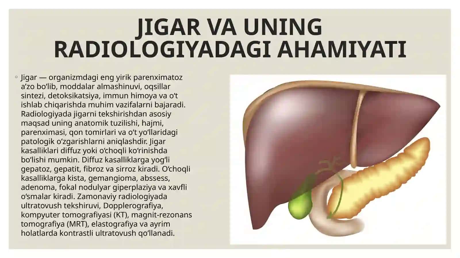 Radiologiyada jigar 2