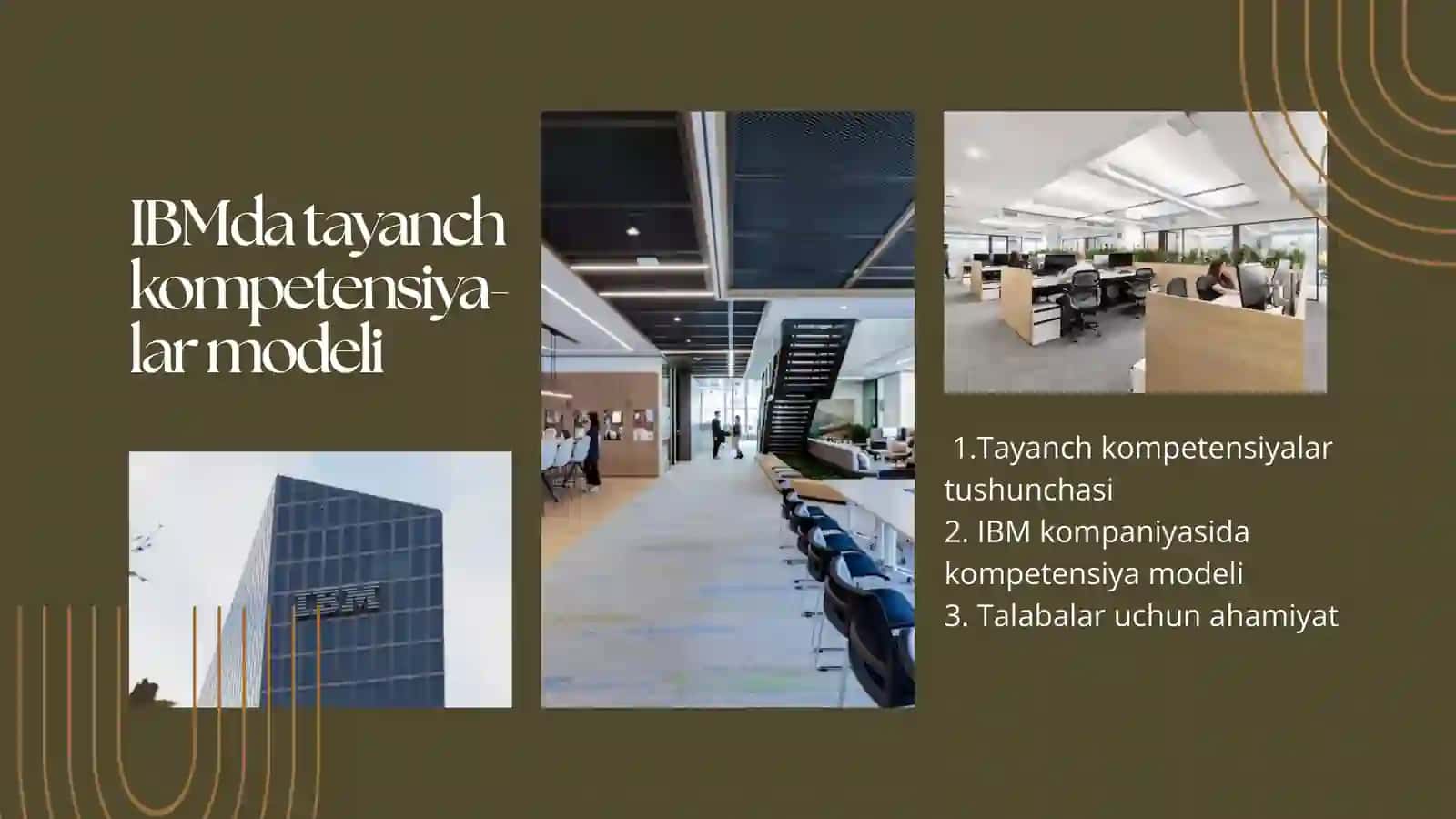 IBMda tayanch kompetensiya- lar modeli 2