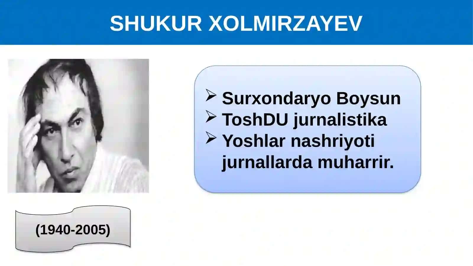 Shukur Xolmirzayev “Ot egasi” hikoyasi 2
