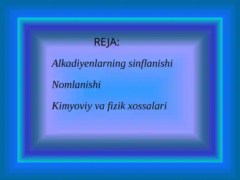 Diyenuglevodorodlar alkadiyenlar 2