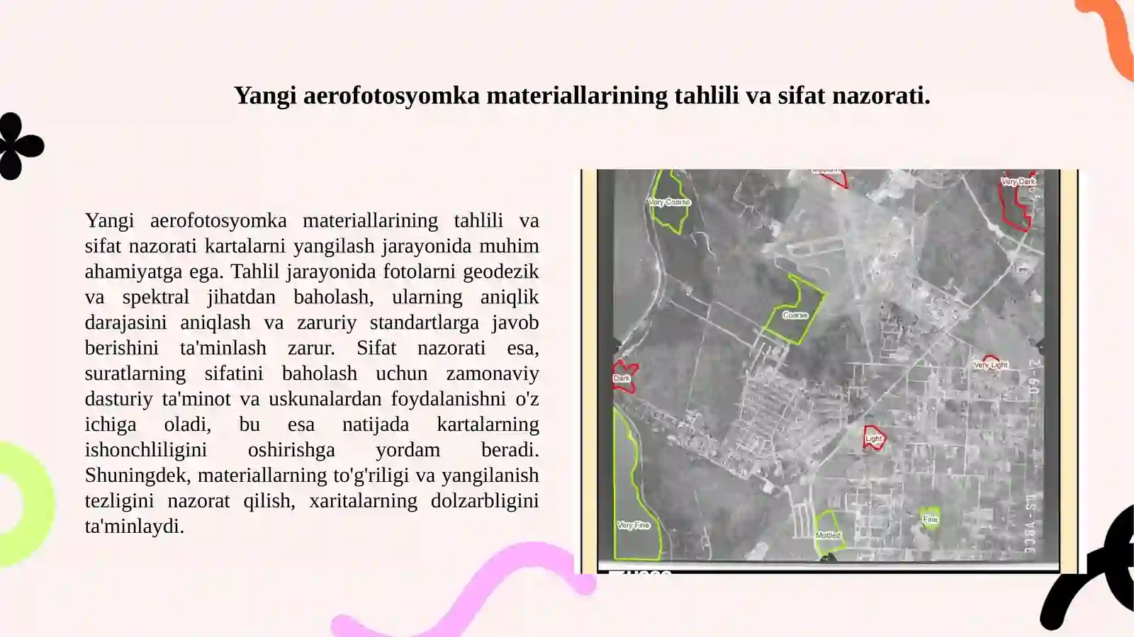 Yangi aerofotosyomka materiallardan foydalanib kartalarni yangilash metodikasi 2
