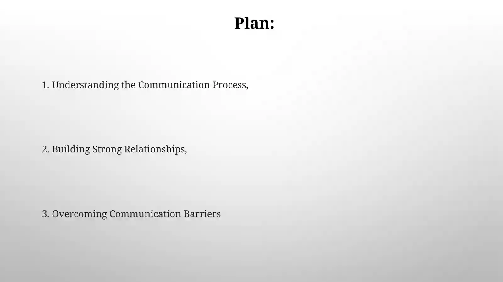 Interpersonal communication 2
