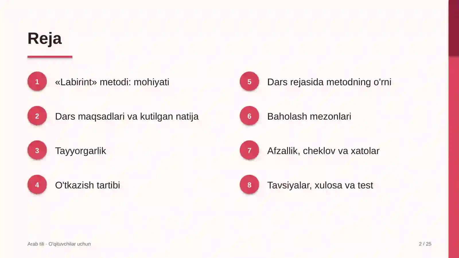 arab tili darslarida labirint metodidan foydalanish 5482 2