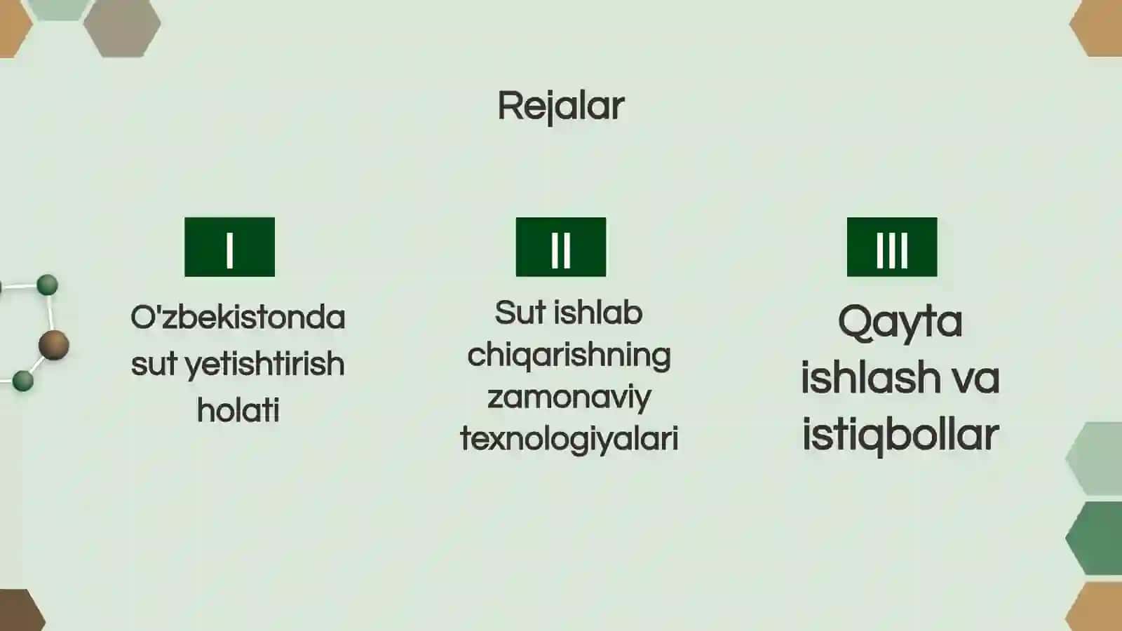 O'zbekistonda sut ishlab chiqarish va qayta ishlashning holati va istiqbollari 2