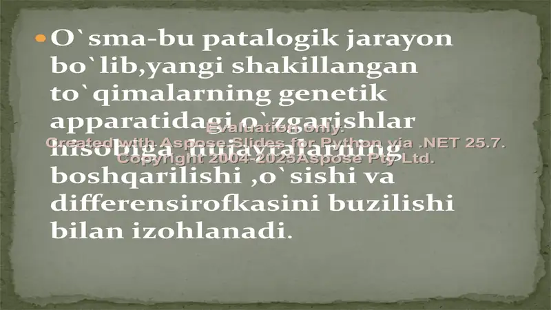 Neoplaziyalar 2