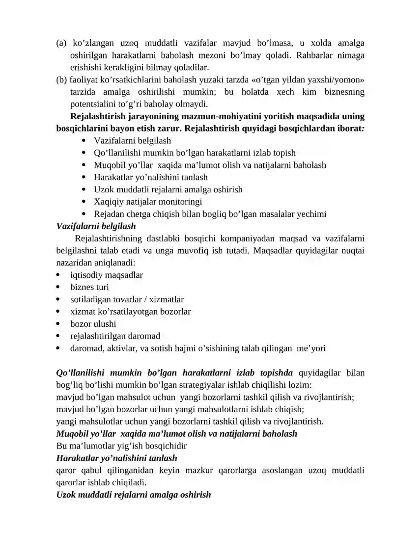 Byudjetlashtirish va xarajatlarni nazorat qilish 2