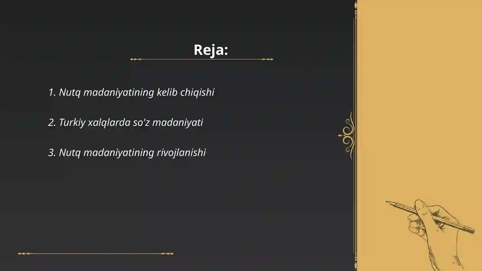 Nutq madaniyati tarixi 2