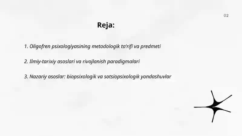Oligofren psixologiyaning metodologik asoslari 2