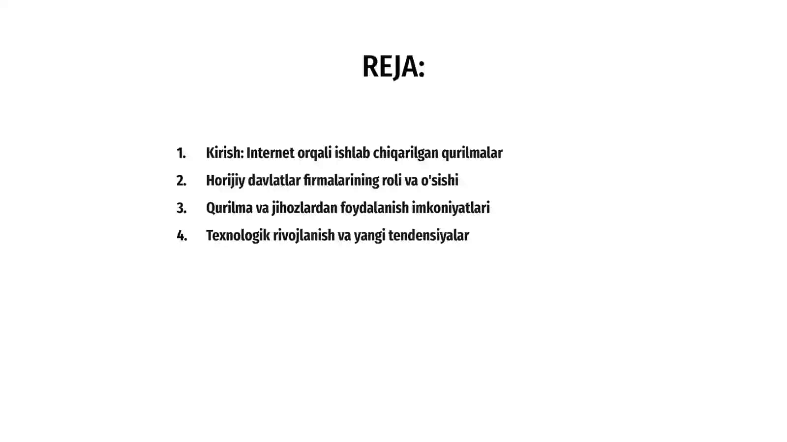 Internet orqali horijiy davlatlar firmalarida ishlab chiqarilayotgan qurilma va jihozlardan foydalanish imkoniyatlarini o'rganish 2