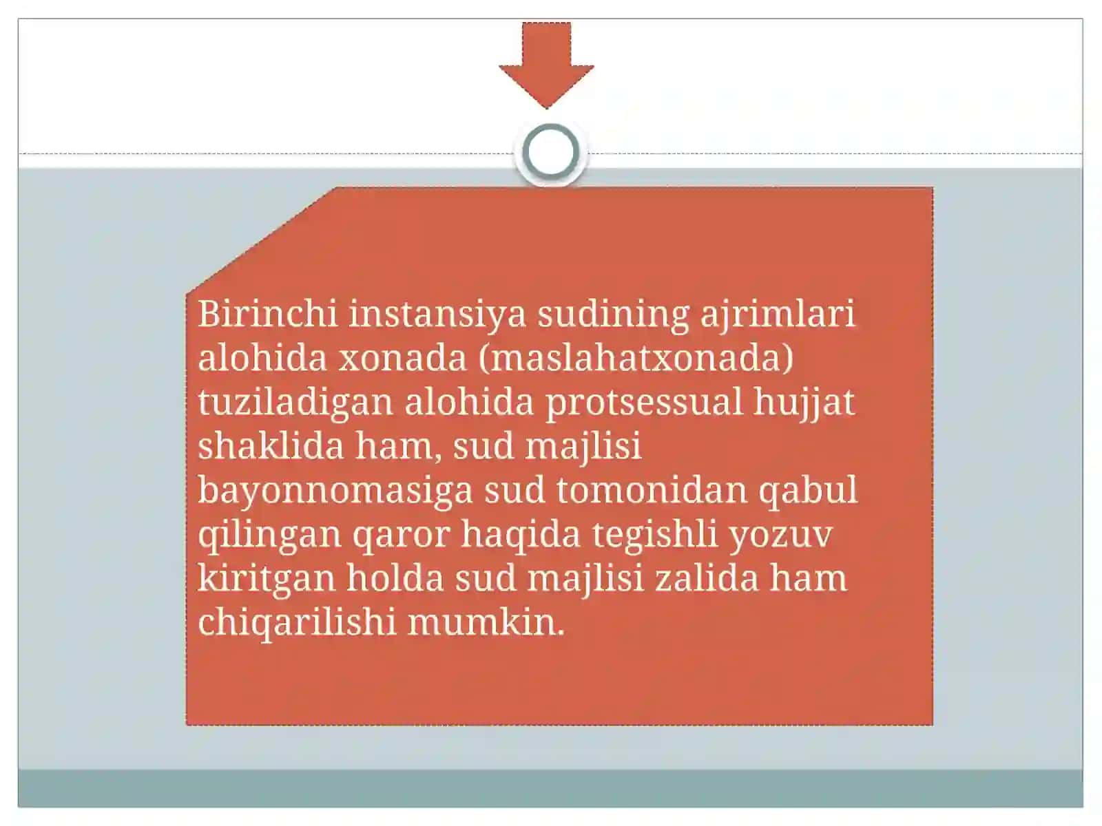 SUDLAR TOMONIDAN QABUL QILINADIGAN AJRIMLARI 2