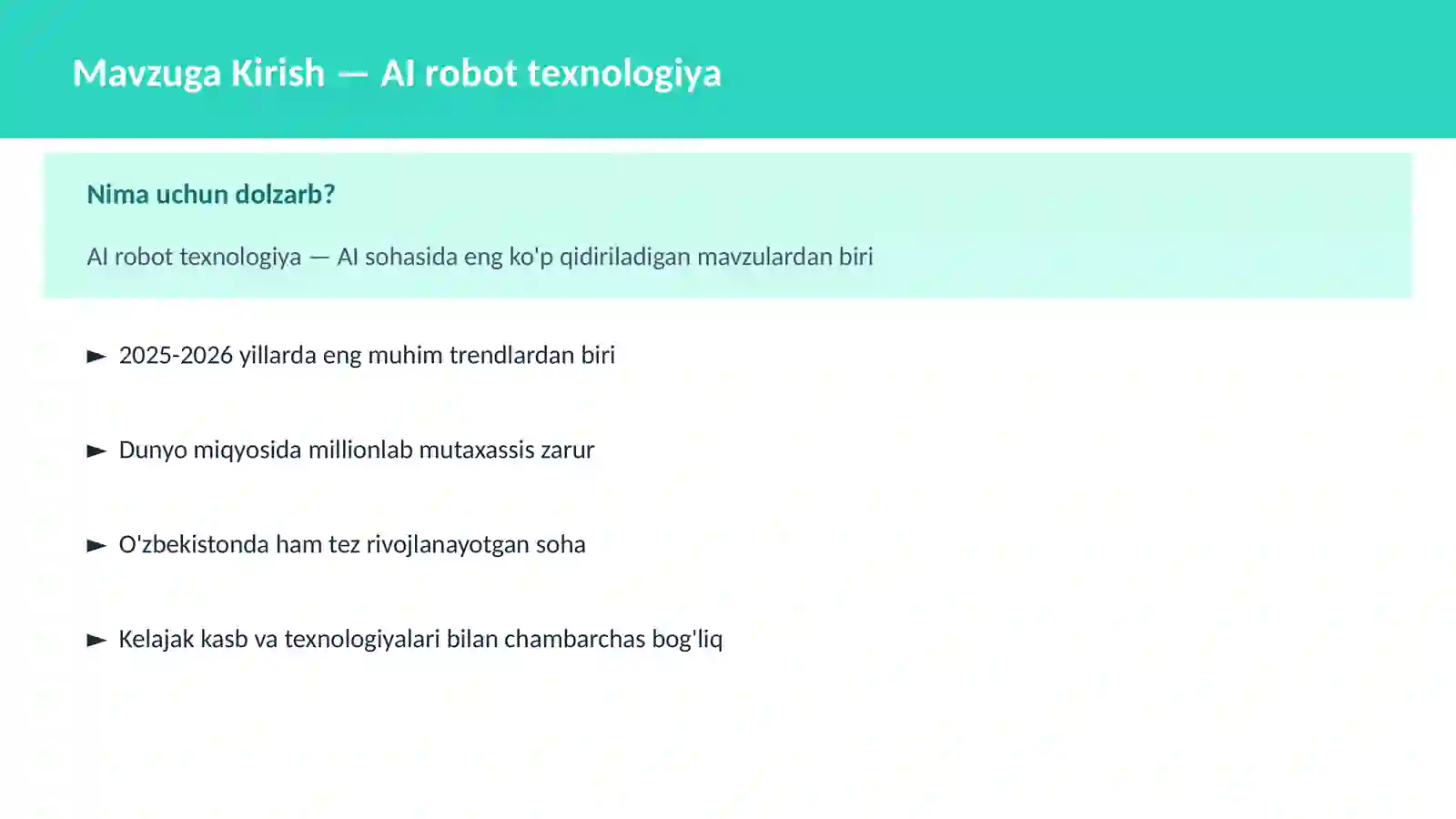 AI AMALIY SOHALARDA 2