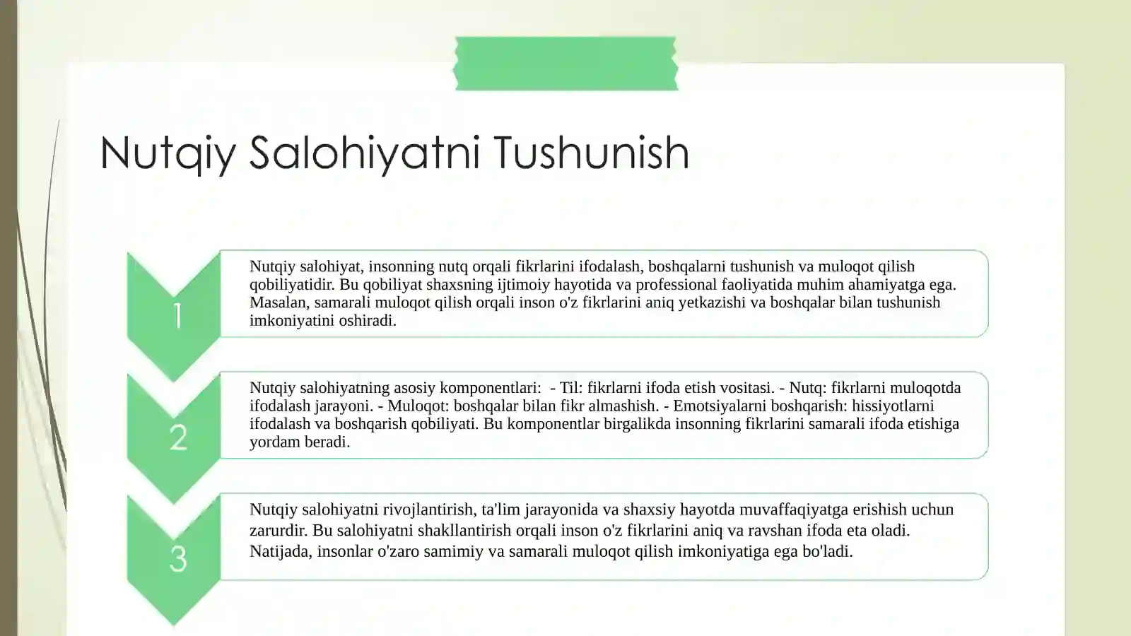 NUTQIY SALOHIYAT 2