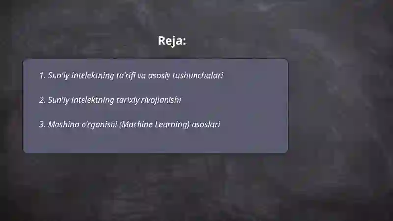 Sun'iy intelekt 2