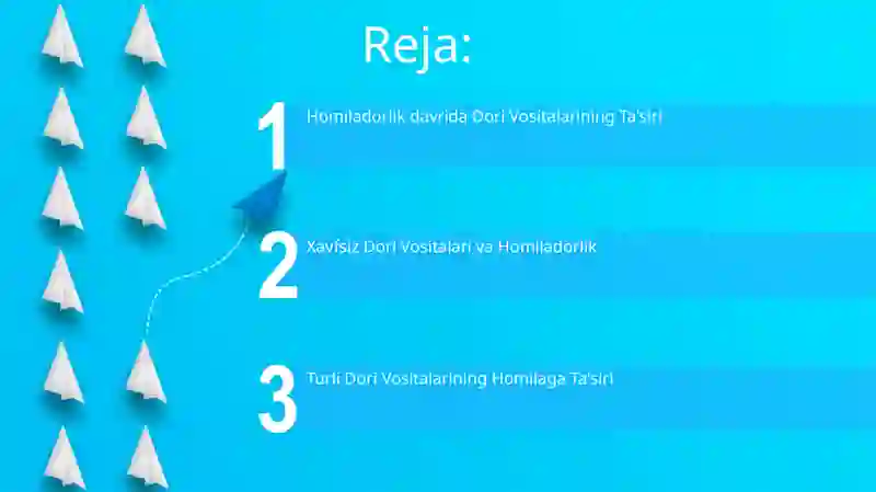 Dori Vositalarining Homilaga Ta'siri 2