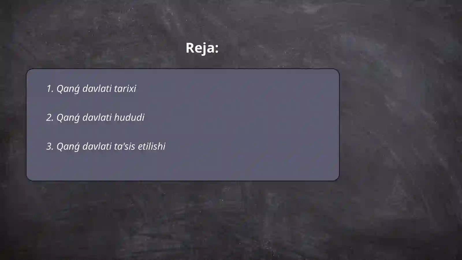 Qanģ davlati 2