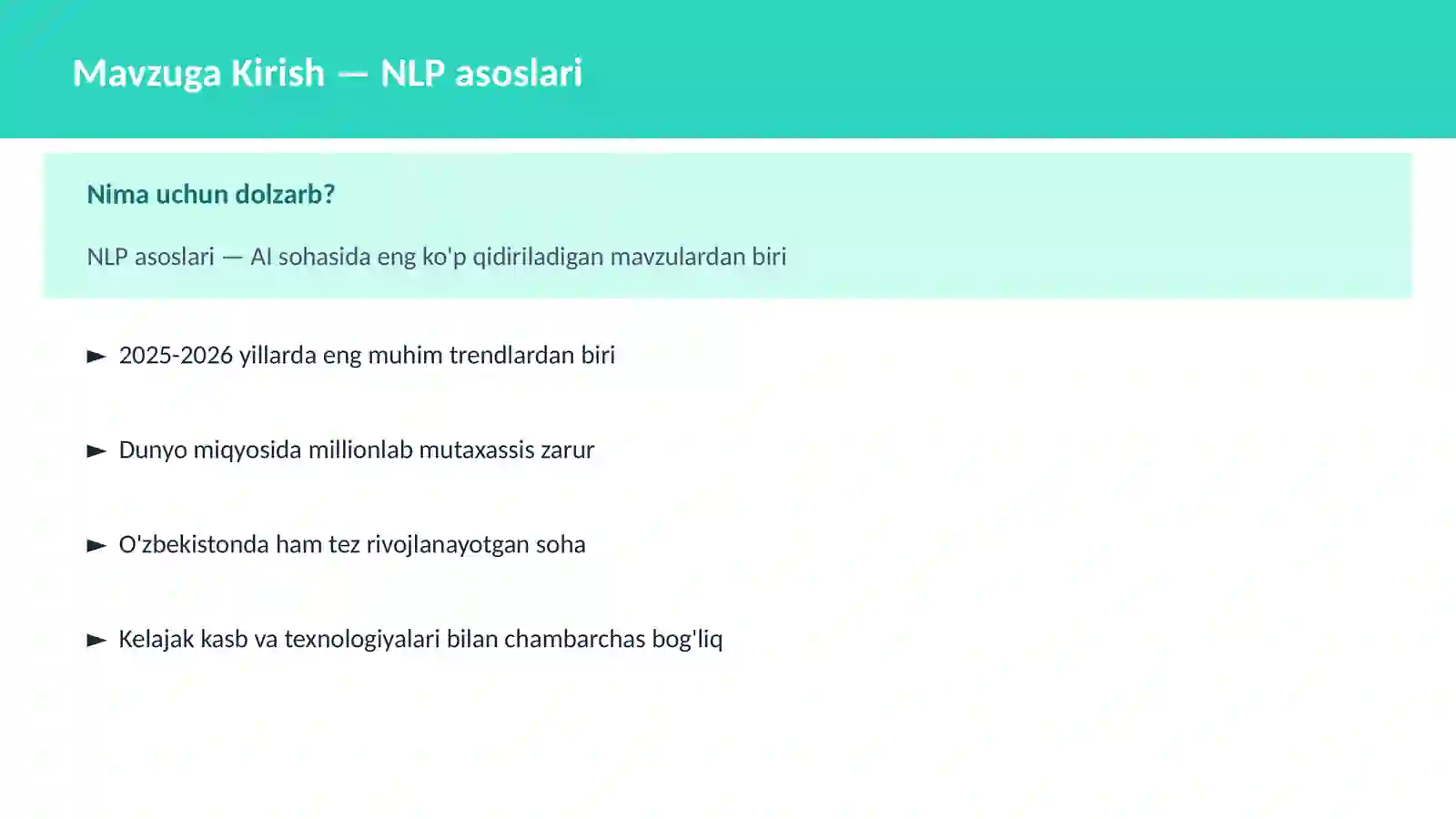 NLP TABIIY TIL QAYTA ISHLASH 2