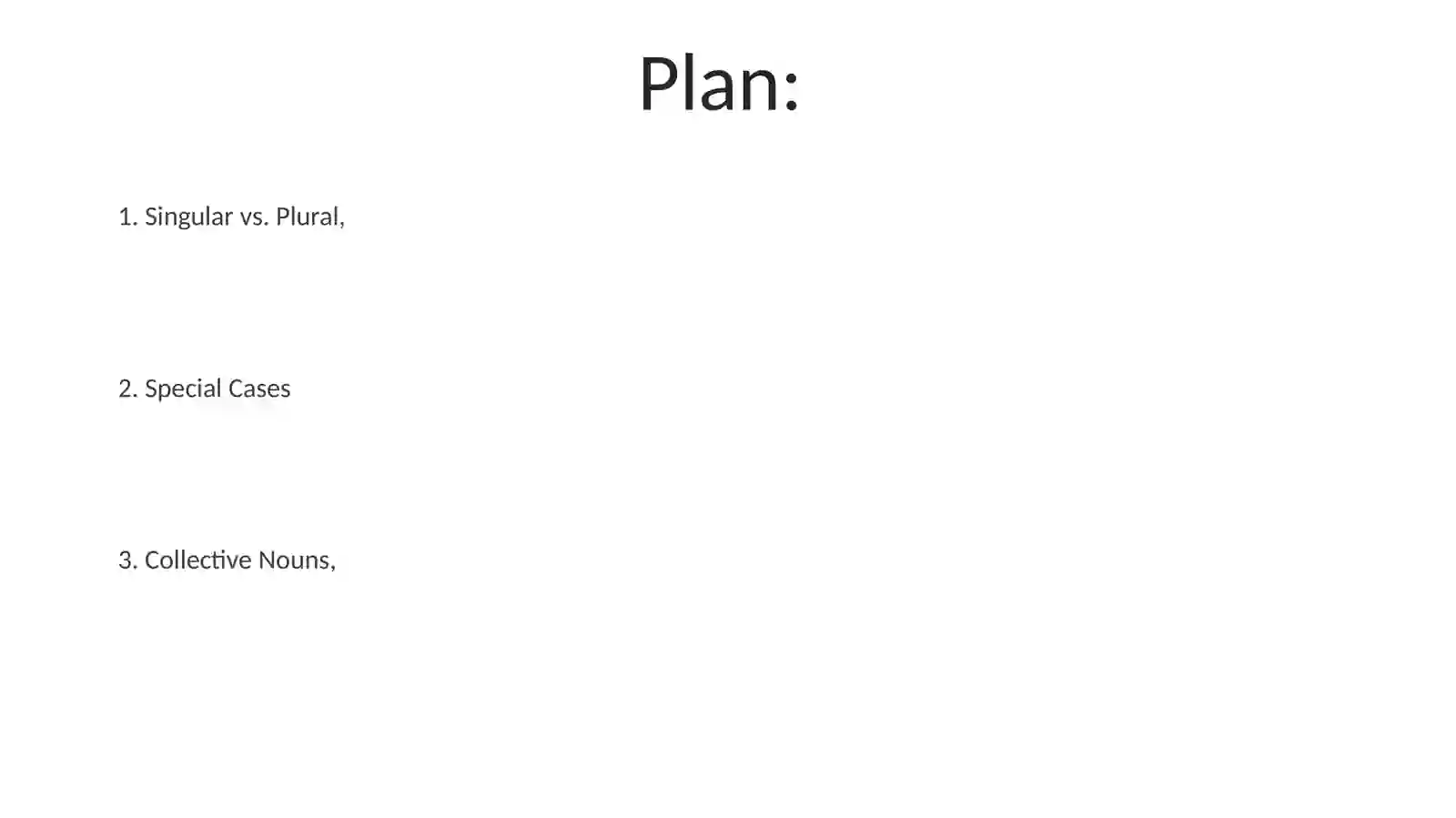 Singular vs. Plural 2