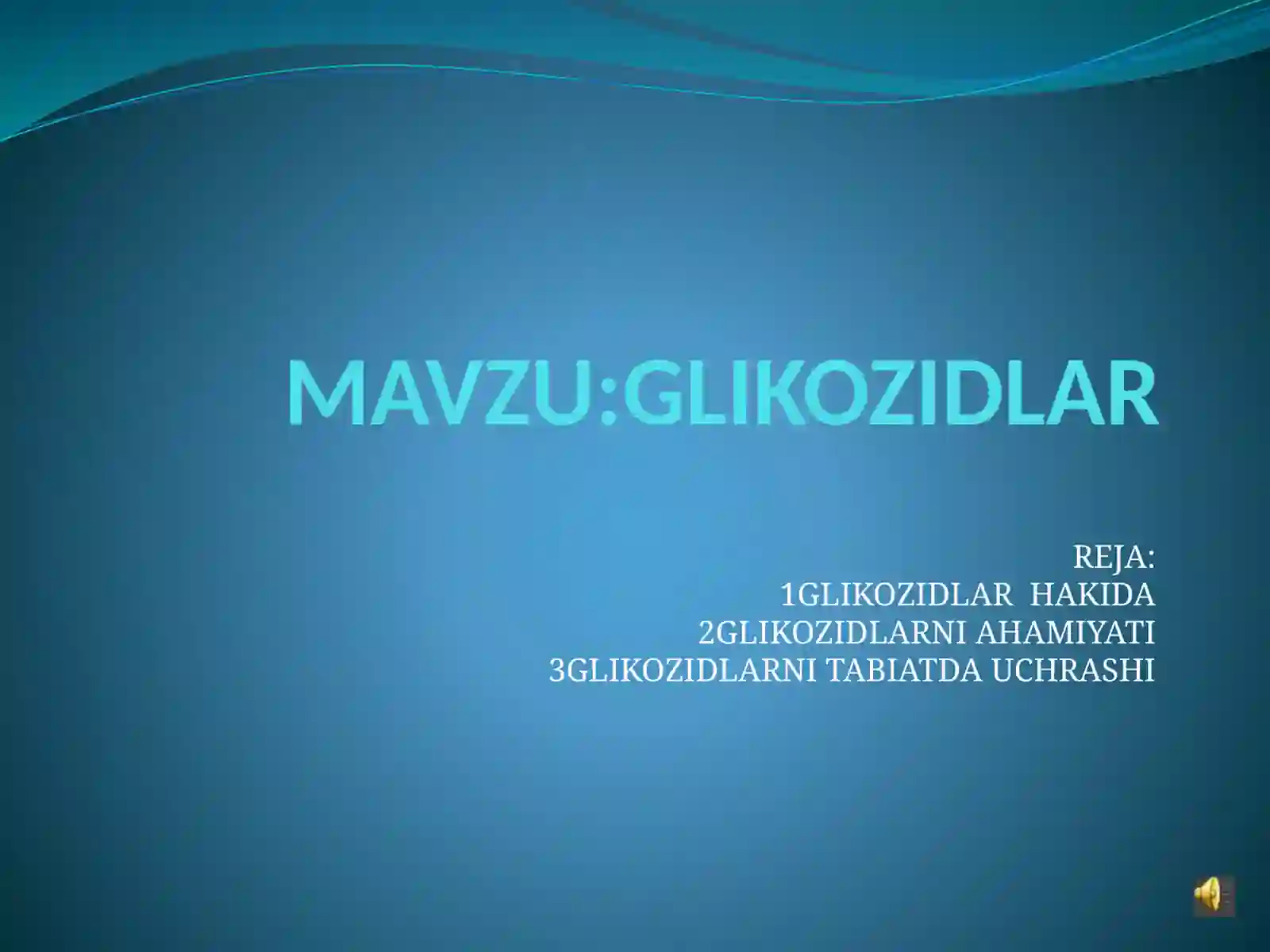 GLIKOZIDLAR 2