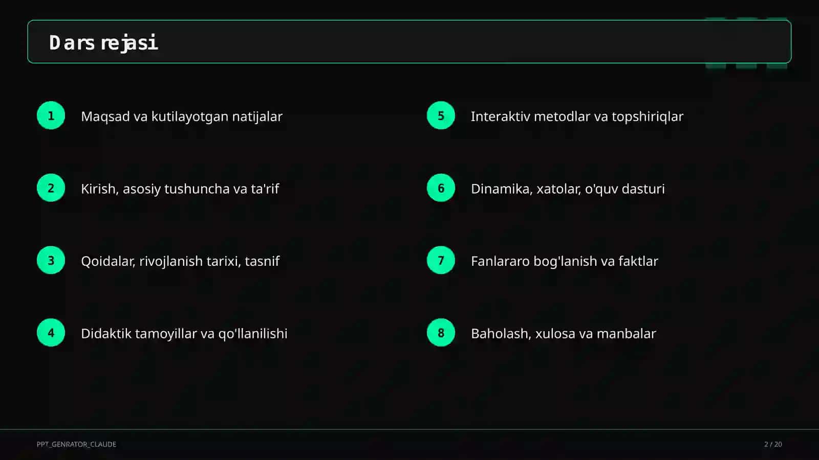 Geografiya (5–11) — metodik birlashma uchun 2