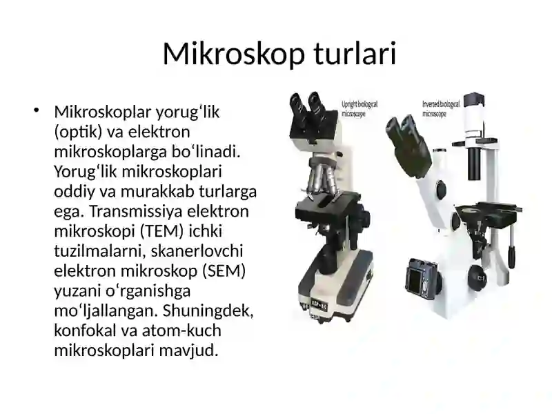 Mikroskop va uning kashfiyoti 2