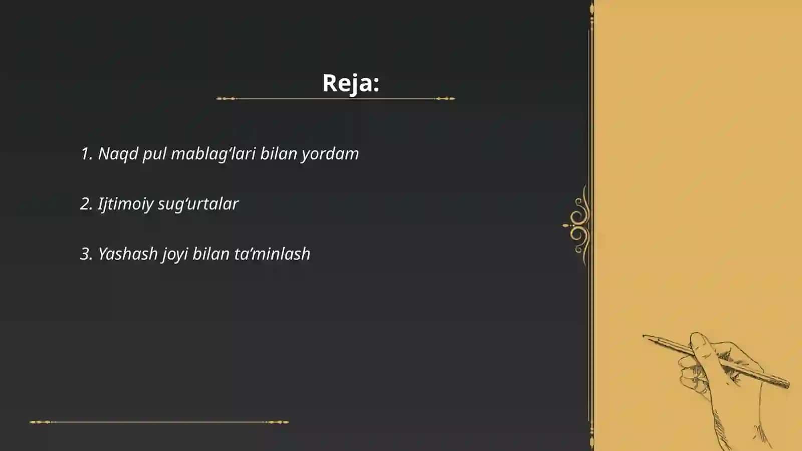 Aholiga ijtimoiy yordam korsatish shakllari 2