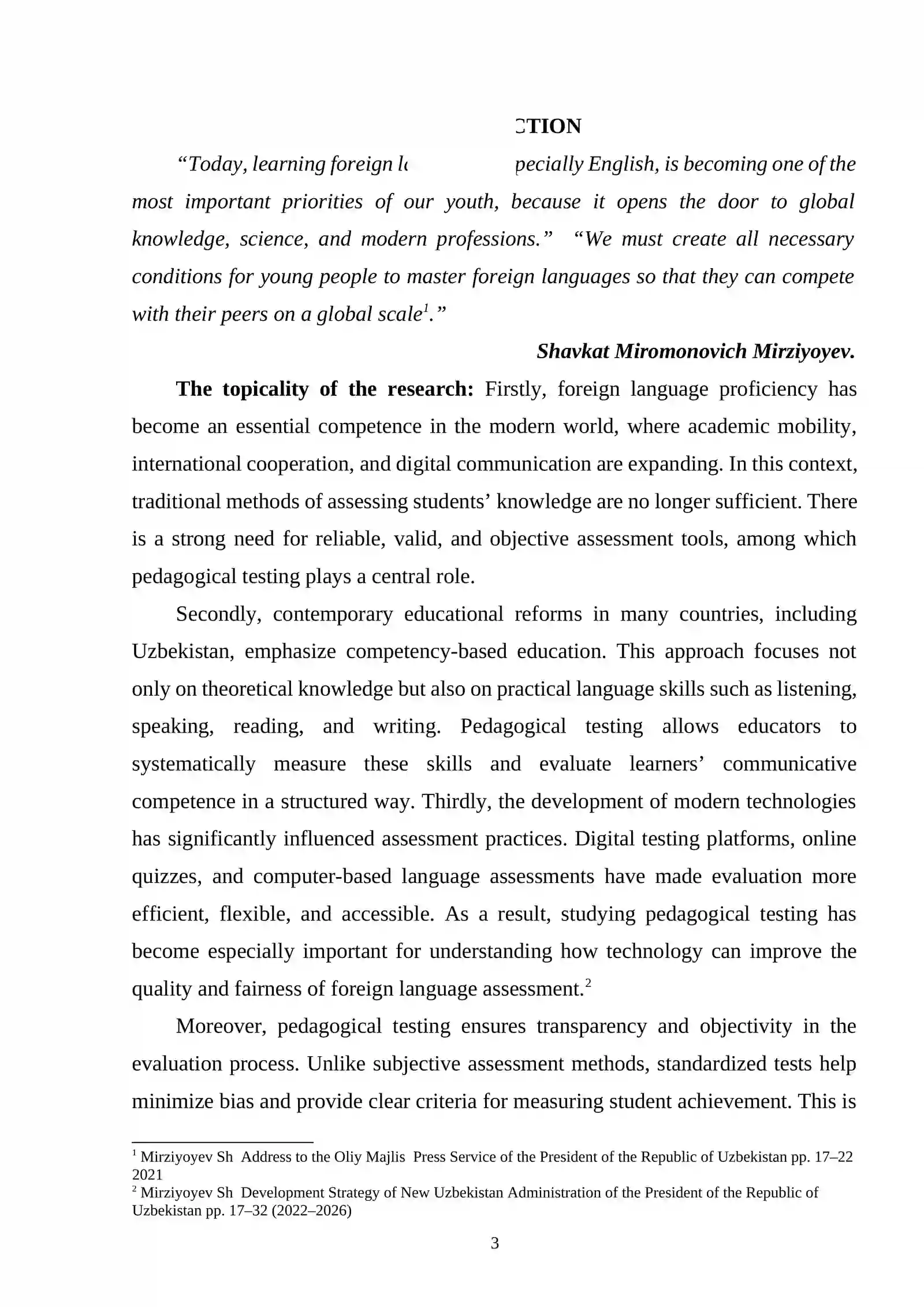 Pedagogical testing in foreign language teaching as an educational assessment tool 2