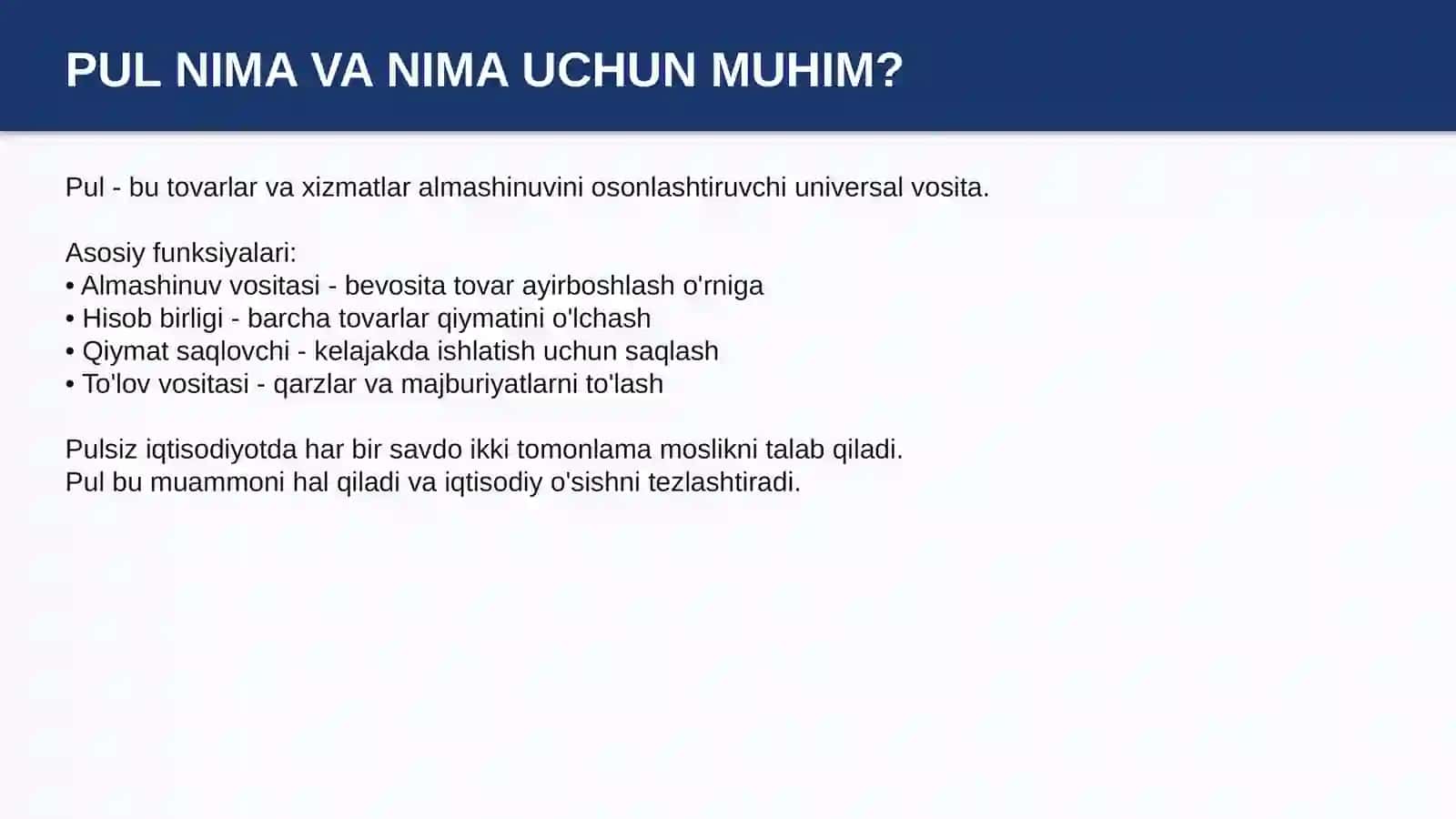 PUL SHAKLLARI VA TURLARINING EVOLYUTSIYASI 2