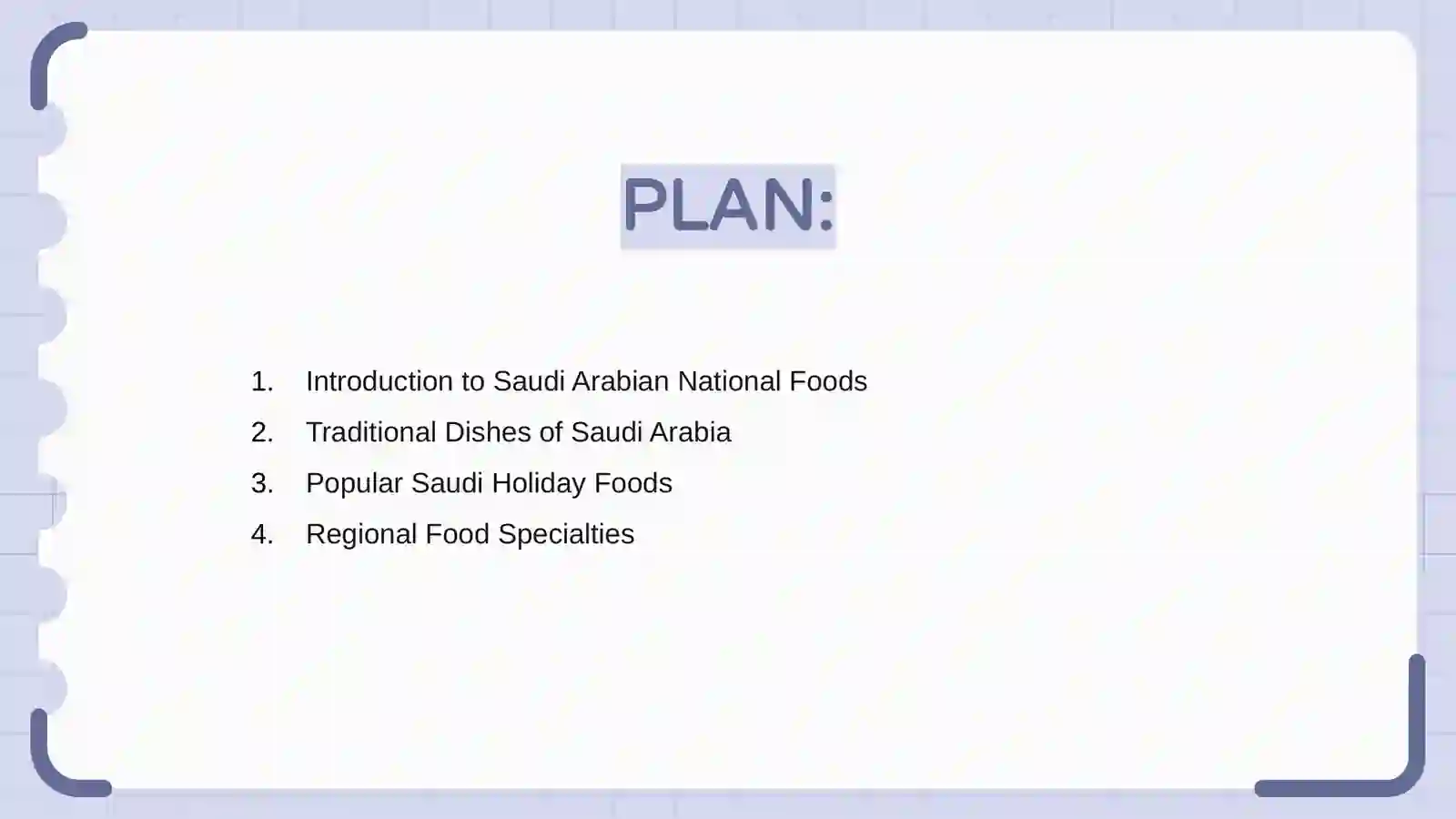 Introduction to Saudi Arabian National Foods 2