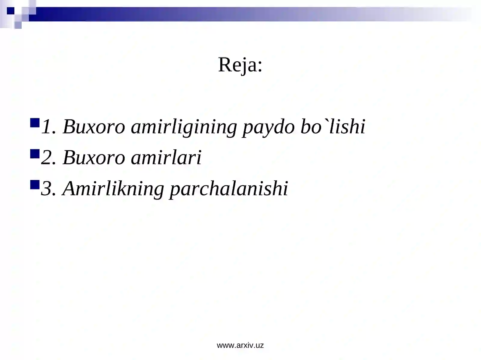 Buxoro Amirligi 2