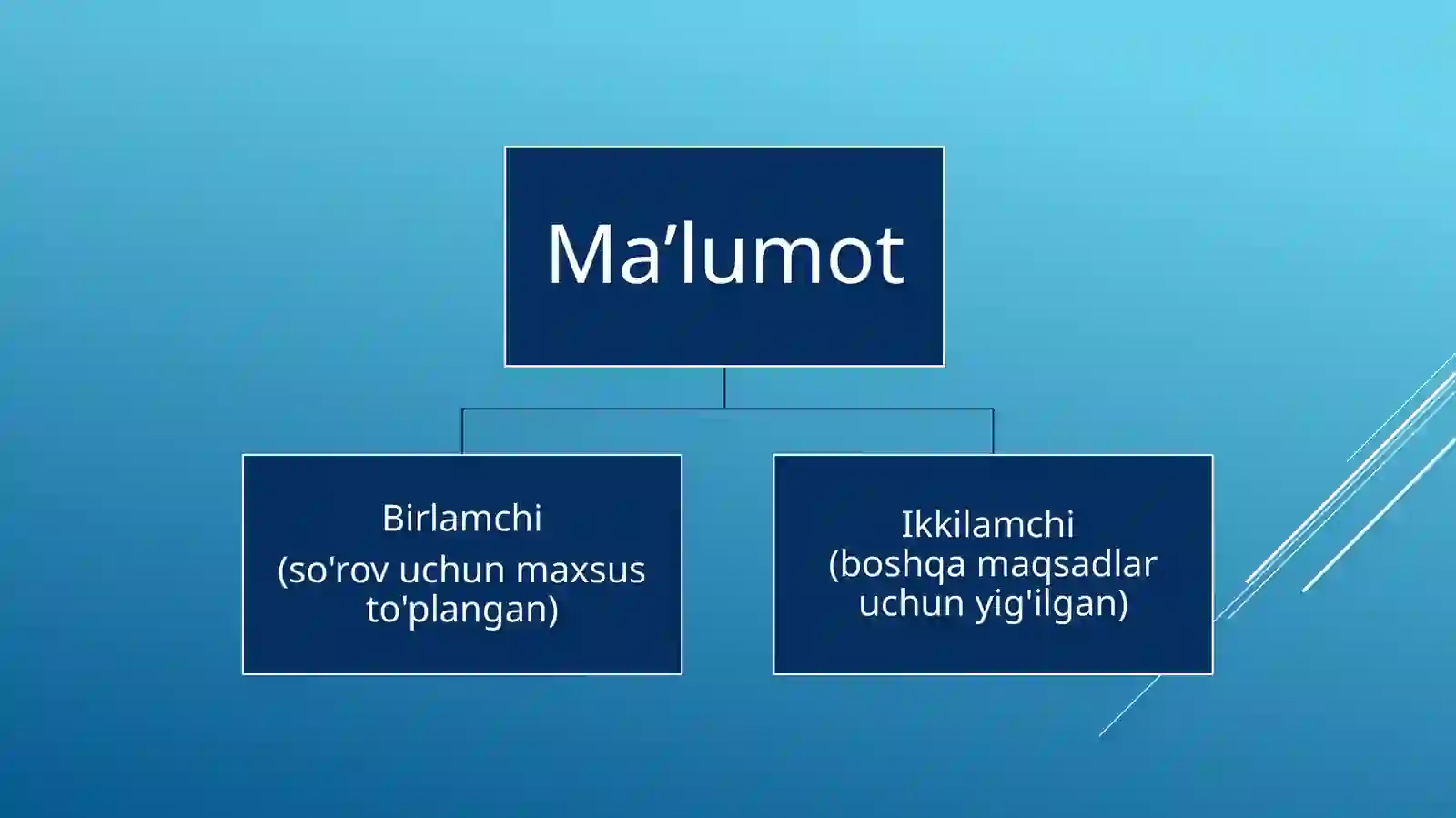 Ma’lumot manbalari 2