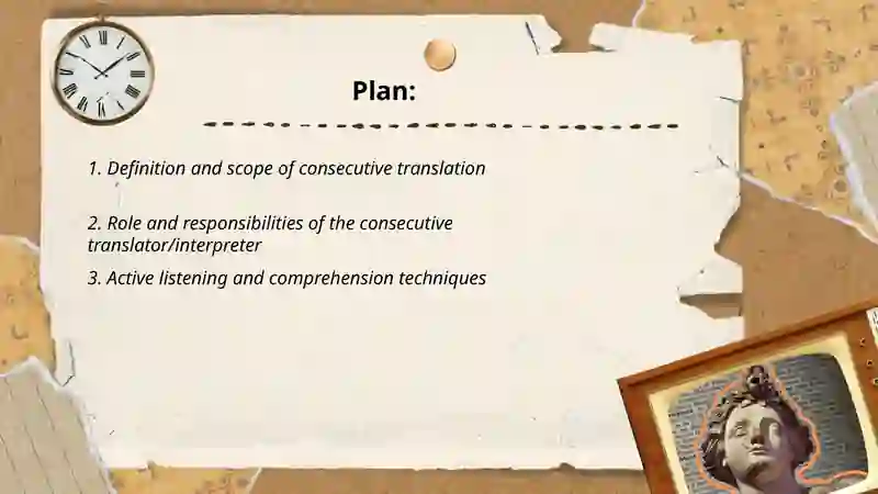 Consecutive translation 2