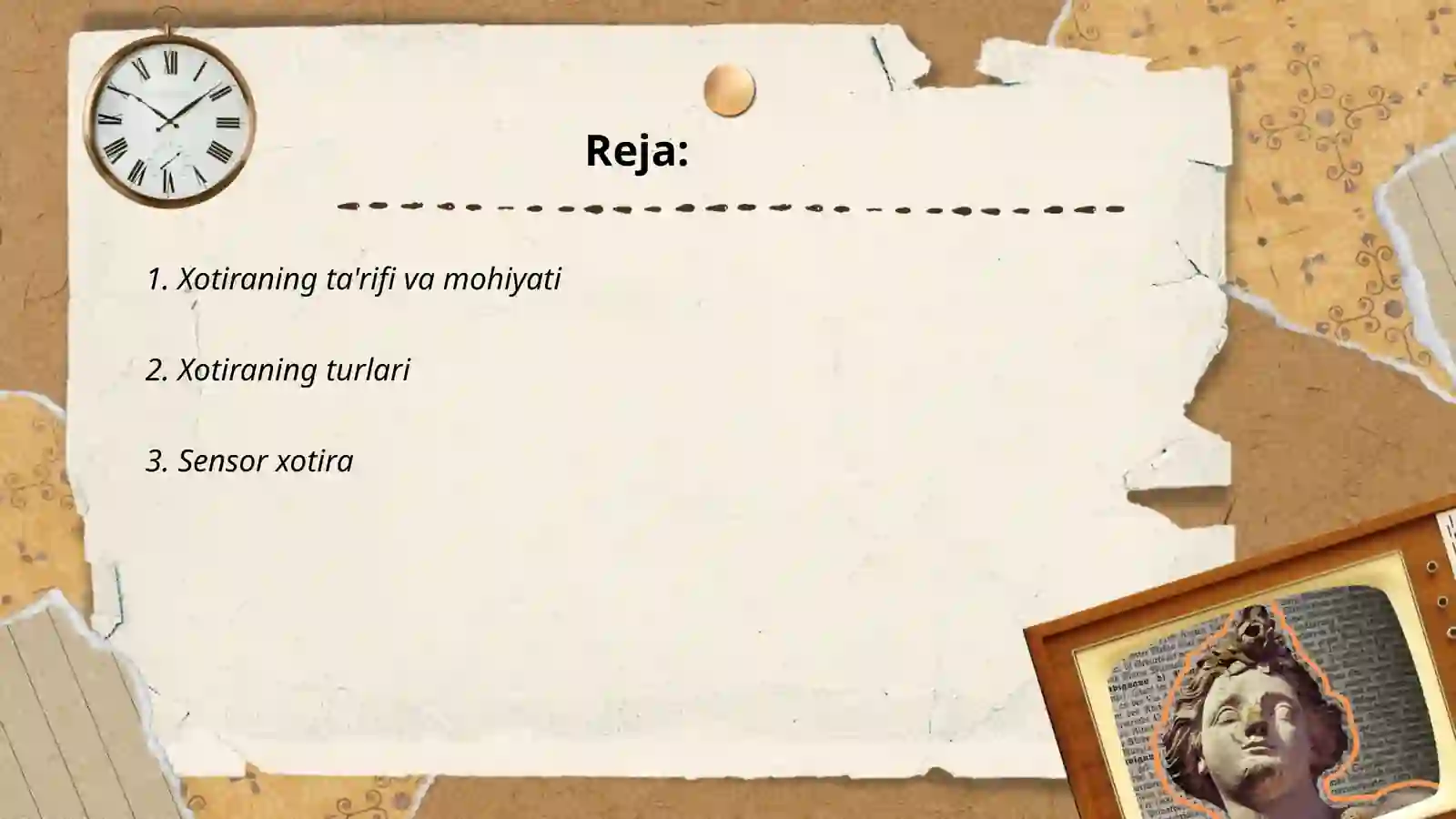 Xotira haqida tushuncha va uning nerv-fiziologik asoslari 2