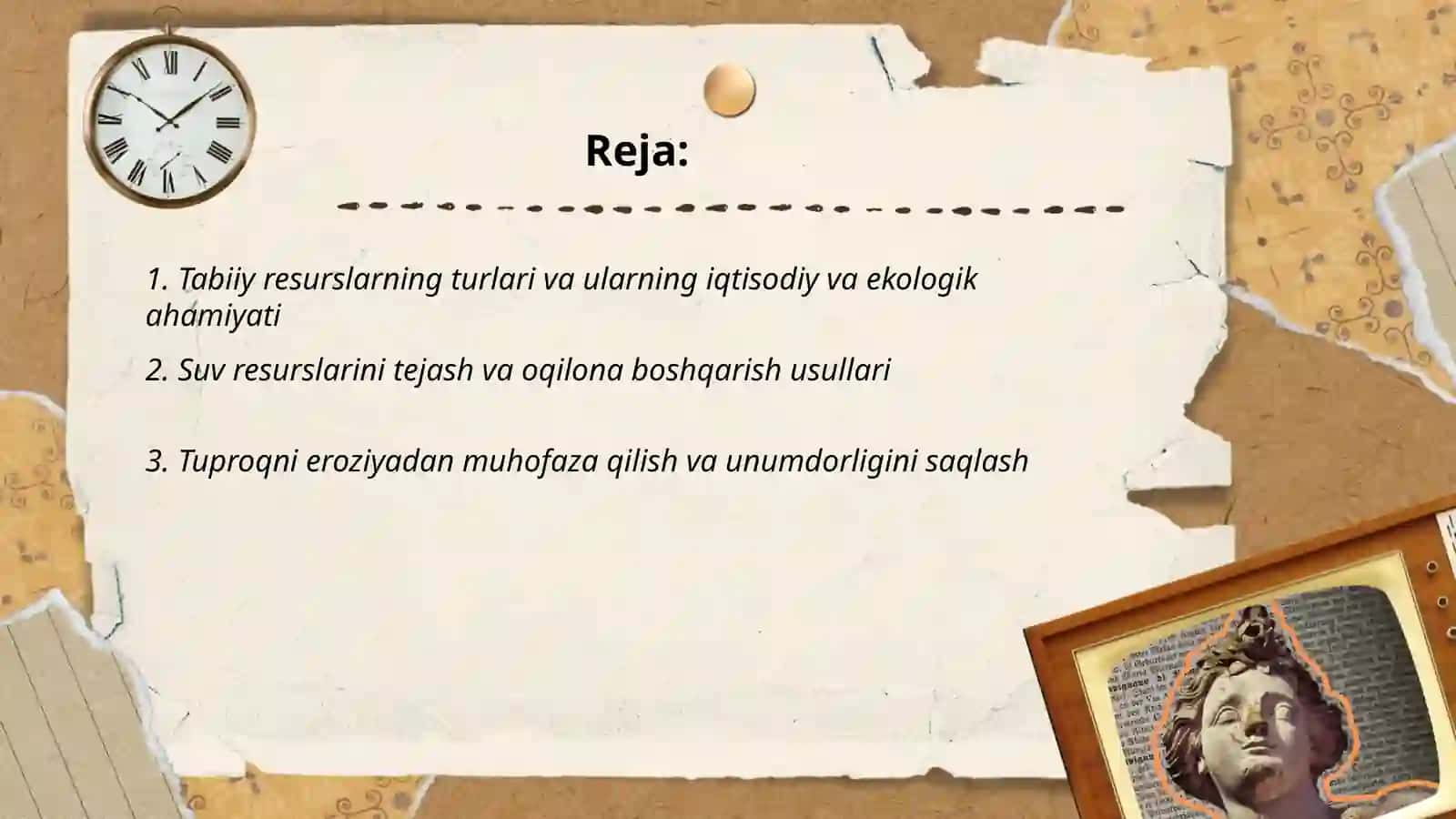 Tabiiy resurslardan oqilona foydalanish 2
